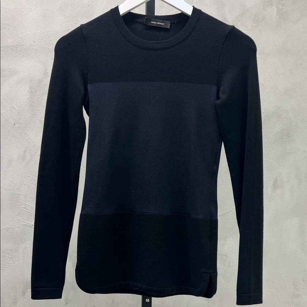 Isabel Marant Black and Navy Sweater